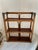 Vintage rattan and bamboo shelf, typical of the bohemian style of the 1970s. Can be placed on a surface or hung (hanging...