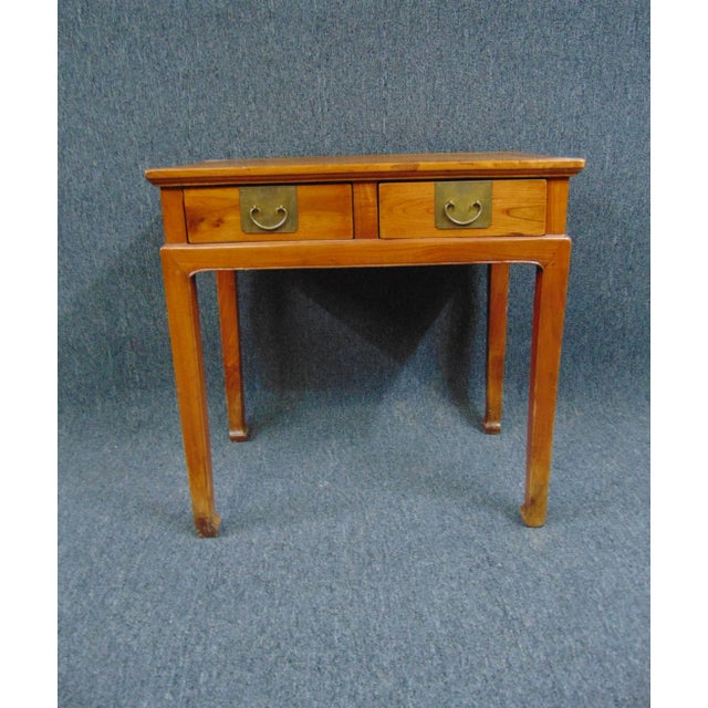 Chinese Elmwood Console Table For Sale - Image 12 of 12