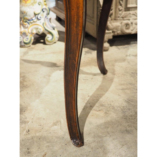 French Louis XV Walnut Wood Table a Jeux Game or Side Table, Circa 1750 For Sale - Image 13 of 18