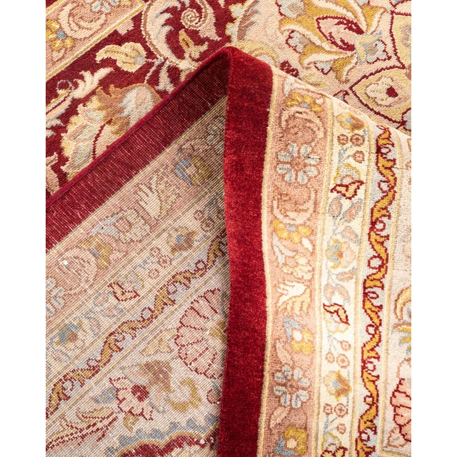 Mogul Hand-Knotted Area Rug - Red, 9' 2" x 12' 4" For Sale In New York - Image 6 of 8