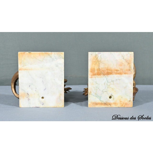 Crocodile Bookends in Spelter and Bronze, 1920s, Set of 2 For Sale - Image 18 of 18