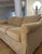 Mid-Century Modern Ralph Lauren Classic Velveteen Three-Seat Sofa With Skirt For Sale - Image 3 of 6