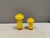 Yellow Palet Mushroom-Shaped Salt and Pepper Shakers by Michael Bang for Holmegaard, 1960s, Set of 2 For Sale - Image 8 of 13