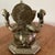 Vintage Handcrafted Solid Brass Hindu God Lord Ganesha Statue Sitting on the Lotus For Sale - Image 9 of 12
