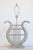 19th Century French Gustavian Lyre Table Lamp in Distressed Wood with Shade For Sale - Image 9 of 9
