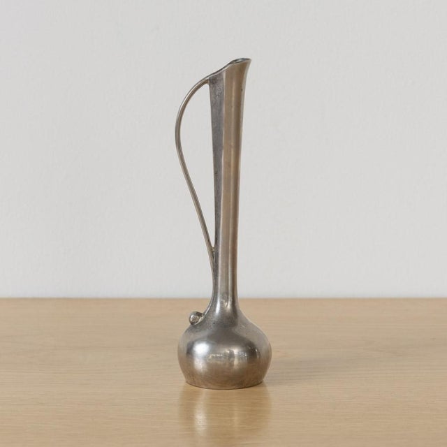 French 1930s French Silver Bud Vase For Sale - Image 3 of 10
