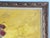 Large Vintage Original Oil Painting by Rj Fowles Wwii Veteran Red Sailing Ship Yellow Ocean Background Framed and Matted For Sale - Image 4 of 11