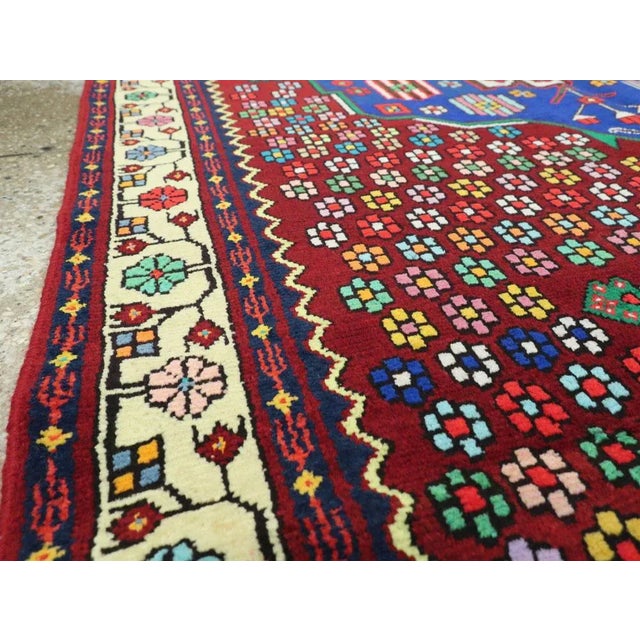 Vintage Persian Malayer Rug – Size: 4' 7" X 9' 3" For Sale In New York - Image 6 of 11