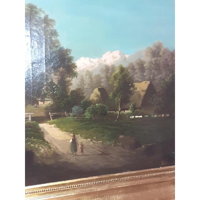 Louis Philippe Era Artist, Landscape, 1800s, Oil on Canvas, Framed For Sale - Image 4 of 15