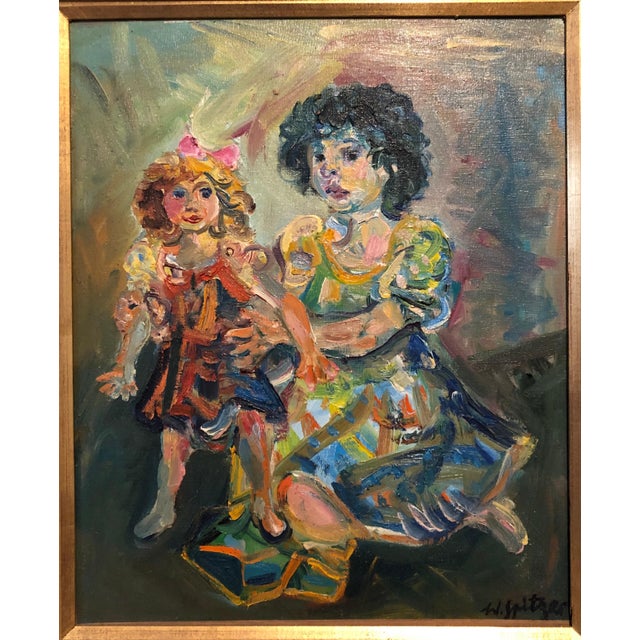 Framed 27 X 24 inches Sight 18 X 15 inches Walter Spitzer (Polish/French, 1927 - ) born in Cieszyn, Poland. A Polish...