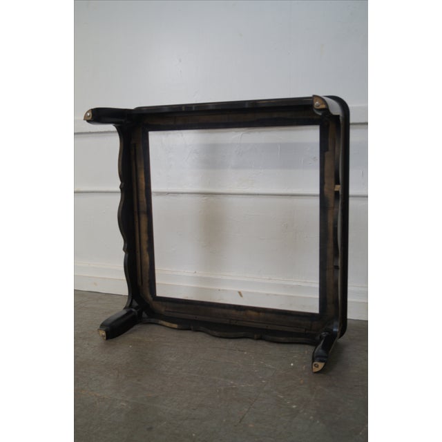 Drexel Heritage Square Burl Wood Coffee Table | Chairish