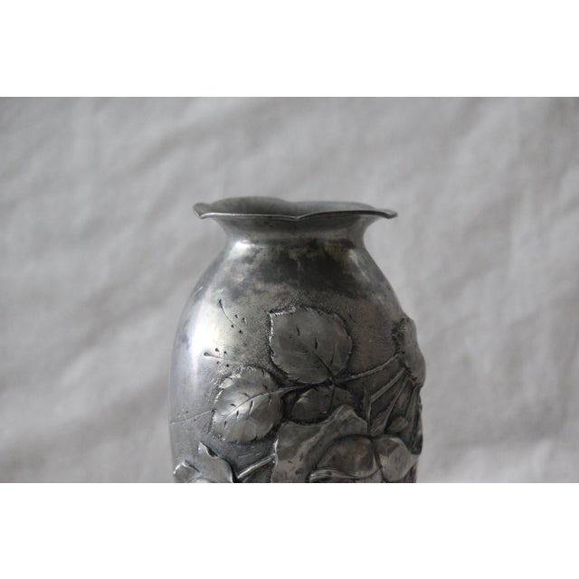 Flower Vase with Roses Decoration, 1920s For Sale - Image 12 of 15