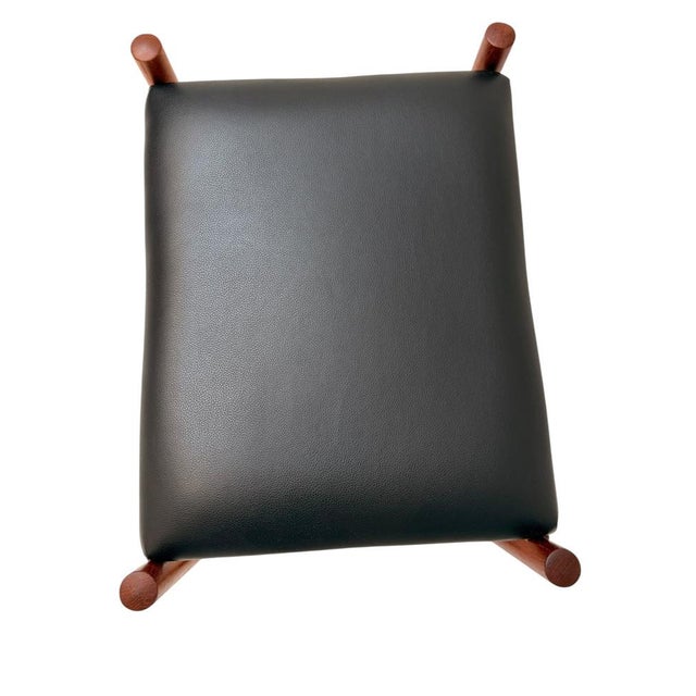 Mid-Century Modern Stool by Hugo Frandsen for Spøttrup Møbler, 1960s For Sale - Image 9 of 10