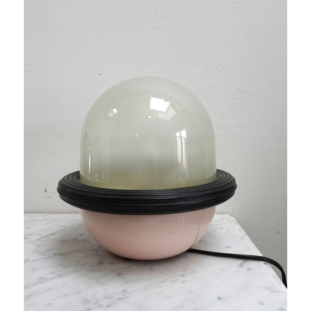 UFO Table Lamp in Glass and Metal attributed to Sicme, Italy, 1980s For Sale - Image 14 of 14