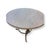Vintage Italian Round Gilded Iron Top Carrara Marble Center Table For Sale - Image 4 of 4