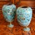 Early 20th Century Pair Chinese Export Turquoise Cloisonneé Lidded Jars For Sale - Image 5 of 14