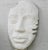 Large plaster mask, 1970s. No fastening system on the back. Different shades of plaster (left eye). Minor dents on the...