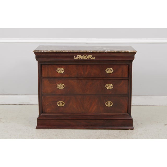 Age: C.2001 Details: Finish no.29 Model 191 Beveled Edge Marble Top High Quality Construction Solid Brass Hardware Offered...