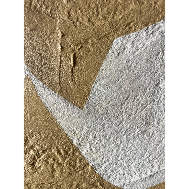 Abstract 2026 "La Sabbia" Contemporary Abstract Painting on Canvas by Artist r.k. Red For Sale - Image 3 of 4