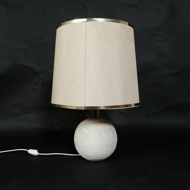 1970s Travertine Table Lamp from Vasco Fontana Studio, 1970s For Sale - Image 5 of 14