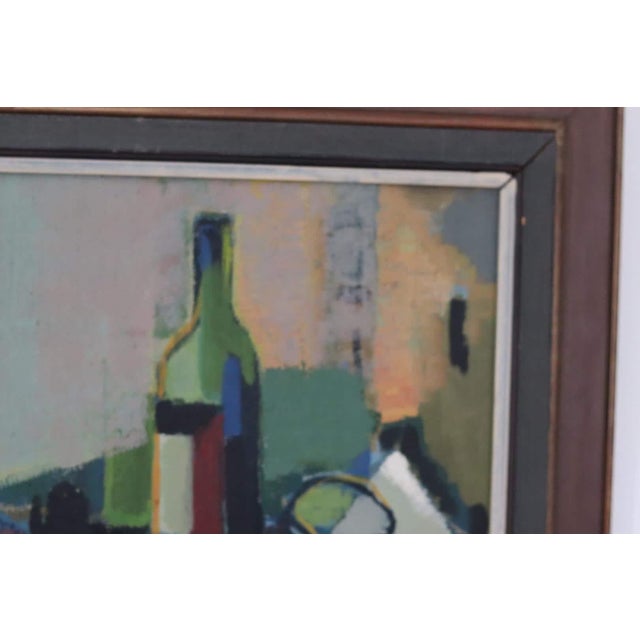 Original Swedish Oil on Panel – “Vino Tinto” by Kåge Lifwendal, Dated 1956 – Signed &Framed 74 × 65 cm (29.1" × 25.6") A...