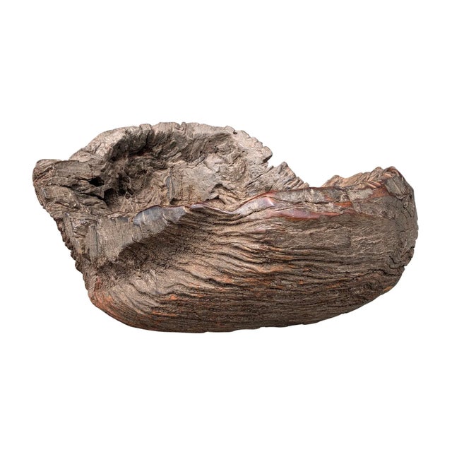 Massive Burl Wood Bowl For Sale - Image 4 of 12