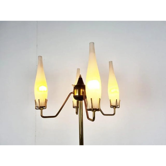 Metal Mid-Century Floor Lamp by Stilux Milano, 1950s For Sale - Image 7 of 10