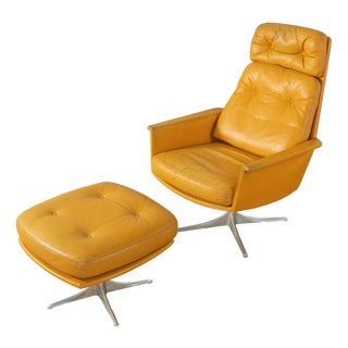 Set of Sedia Armchair and Ottoman by Horst Brüning for Cor, 1970s For Sale
