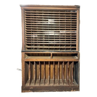 Early 20th Century Postal/General Store Sorter Cabinet For Sale