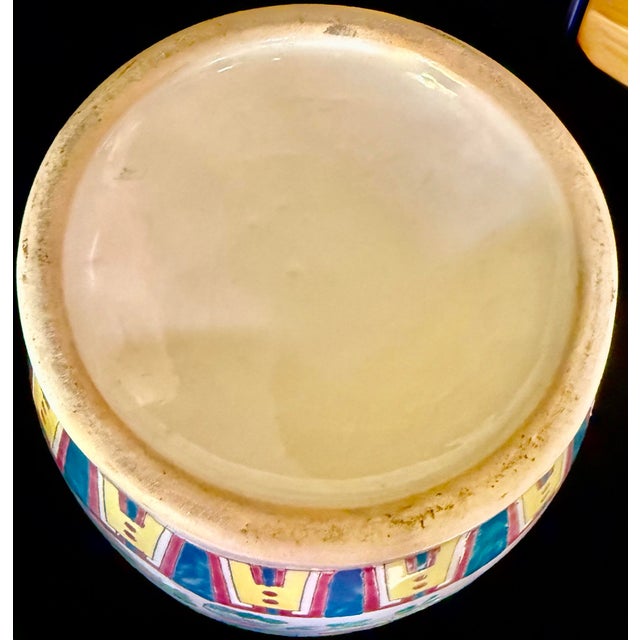 1950s 1950s Chinese Medallion Vase With Applied Dragons For Sale - Image 5 of 12