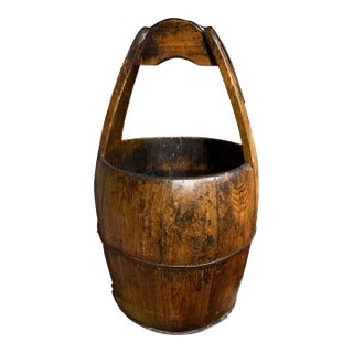 Antique Chinese Water Bucket For Sale