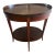 Mid 20th Century Mersman Tiered Mahogany Inlay Oval Side Table - Mersman 7367 For Sale
