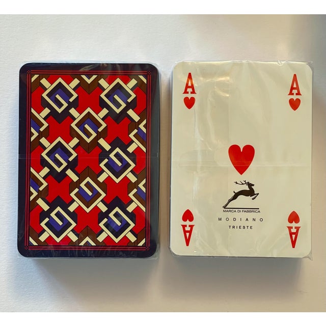 GUCCI Geometric G Briefcase Poker Card Game Set For Sale - Image 9 of 12