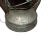 Silver Vintage Dietz Little Wizard Kerosene Lantern Electric Lamp For Sale - Image 8 of 9