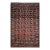 Vintage Turkmen Tekke Area Rug, Wool Pile, Brick-Red, Early 1900s For Sale