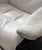 White Mid 20th Century Scandinavian Ekornes Stressless Lounge Chair and Ottoman in White Leather & Rosewood For Sale - Image 8 of 18