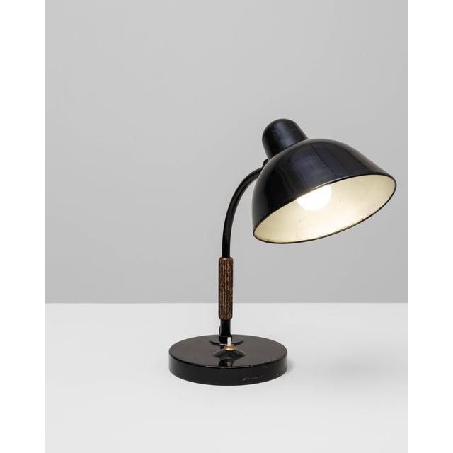 1930s German Model L99 Metal Table Lamp By Siemens For Sale In Greensboro - Image 6 of 18