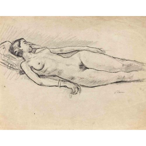 Pencil drawing on paper realized by Mino Maccari in 1930s. Hand signed lower right. Very good condition. This piece is...