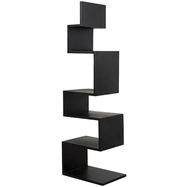 This pared down, industrial inspired bookcase is the essence of simplicity. Handcrafted of metal with a deep black finish,...