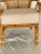 Wood Pair Bamboo & Rattan Fan Back Arm Chairs For Sale - Image 7 of 18
