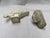 Antique Cast Stone Bird Statues a Pair For Sale - Image 6 of 8