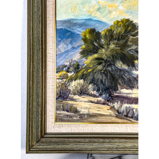 1970s Daniel J Toigo Painting, "Desert Mission" For Sale - Image 9 of 12