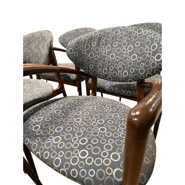 Wood Set of Eight Karina Guest Chair For Sale - Image 7 of 8