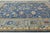 14x20 Hand-Knotted Modern Oushak Style Wool Rug in Indigo Blue & Earthy Motifs For Sale In New York - Image 6 of 12