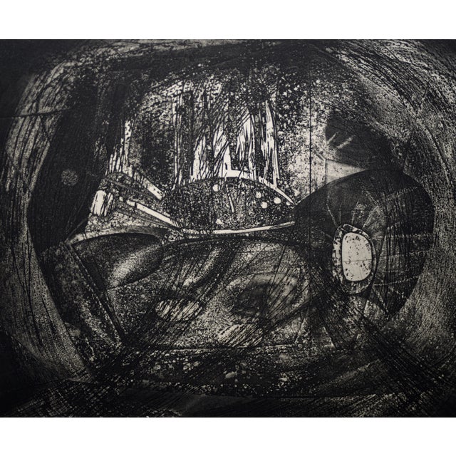 Paper Terry Haas (Czechoslovakia, B.1923) "Of the Earth" Etching W/ Aquatint C.1960 For Sale - Image 7 of 8