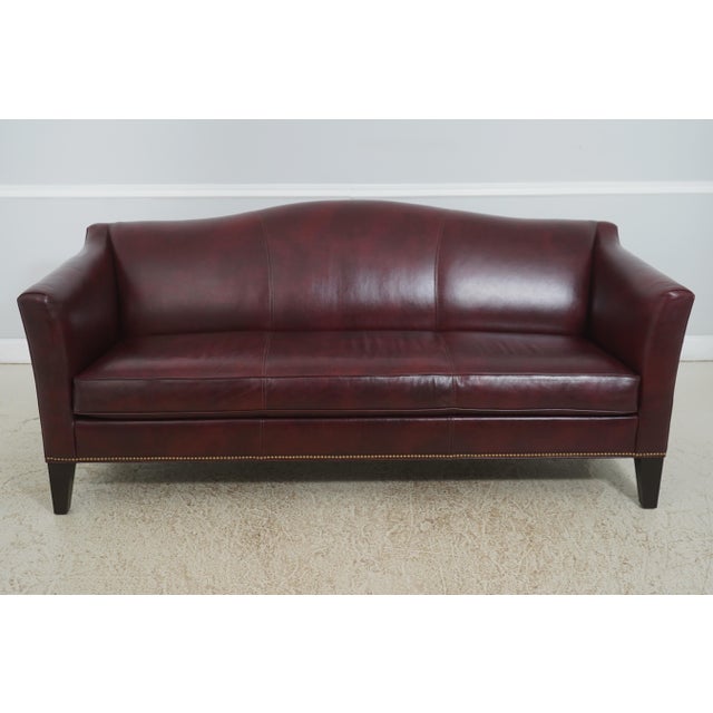 Age: C.2009 Details: Modern Design High Quality Construction Quality Burgundy Leather Tack Head Trim Clean Well Cared For...