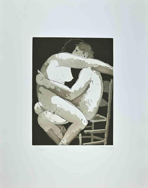 Giacomo Manzú, Lovers I Edition 26/125, 1970s, Etching