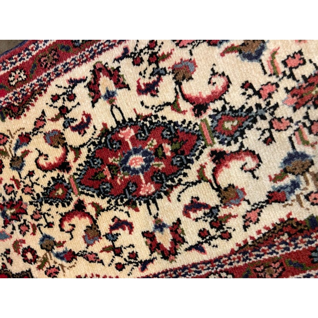 1990s 1990s Handwoven Persian Hamedan Area Rug 1'5" X 2'7" For Sale - Image 5 of 6