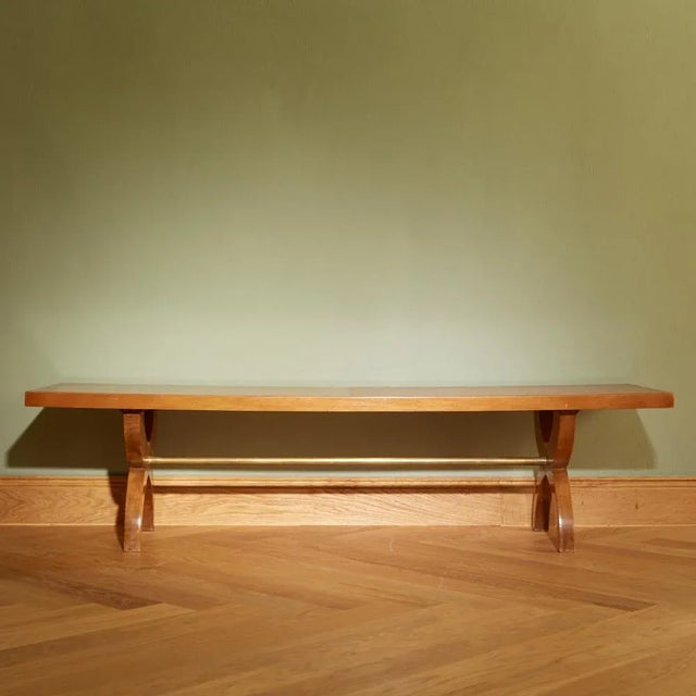 Bench in the style of Emilio Lancia, 1930s For Sale - Image 11 of 11