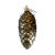 Victorian Antique German Wire-Wrapped Pine Cone Christmas Ornament For Sale - Image 3 of 4